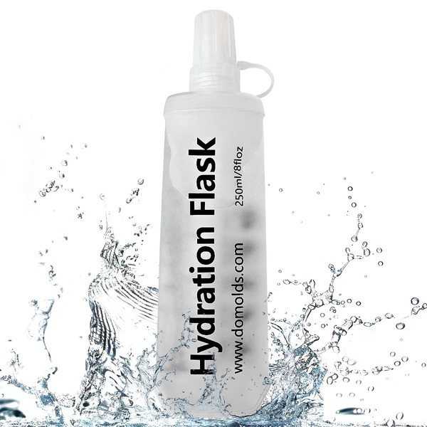 TXSN 250ML Soft Flask, Running Water Bottle Foldable TPU Hydration