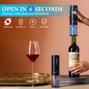 Moocoo Electric Wine Opener with Charging Base, Cordless Electric Wine