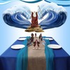 3 Pcs Happy Passover Table Runner Set The Red Sea