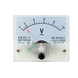 uxcell 85L1 AC 0-10V Rectangle Analog Panel Volt Meter Gauge