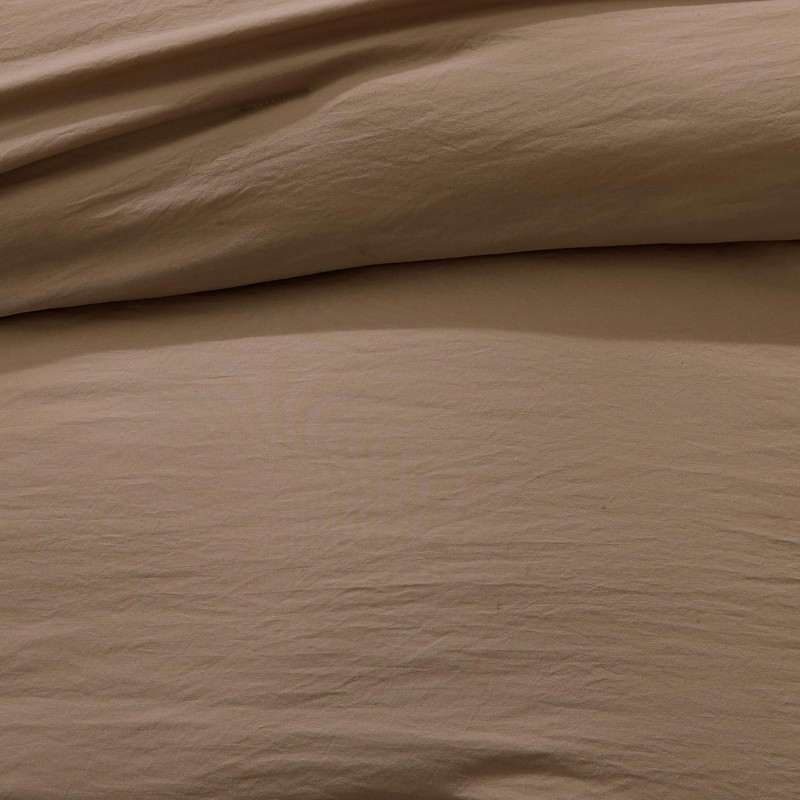 WRENSONGE Queen Comforter Set - 3 Pieces Prewashed Brown Comforter