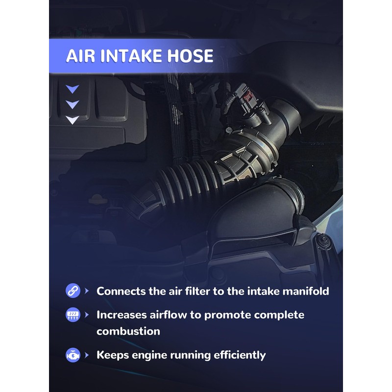 Air Intake Hose with Stainless Steel Clamps for Encore Trax