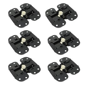 DIY Partner 6 Pieces Murakoshi Center Hinges Wide Brim Type (KRG00038 Type) with Screws DIY Closet Hinges Door Hinges