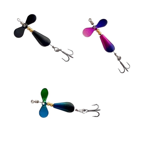 Propeller Spinner Real Color Live Insects Set of 3 Colors