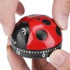 Ladybug Shape Kitchen Timer, Manual Mechanical Timer, 60 Minutes Mechanical