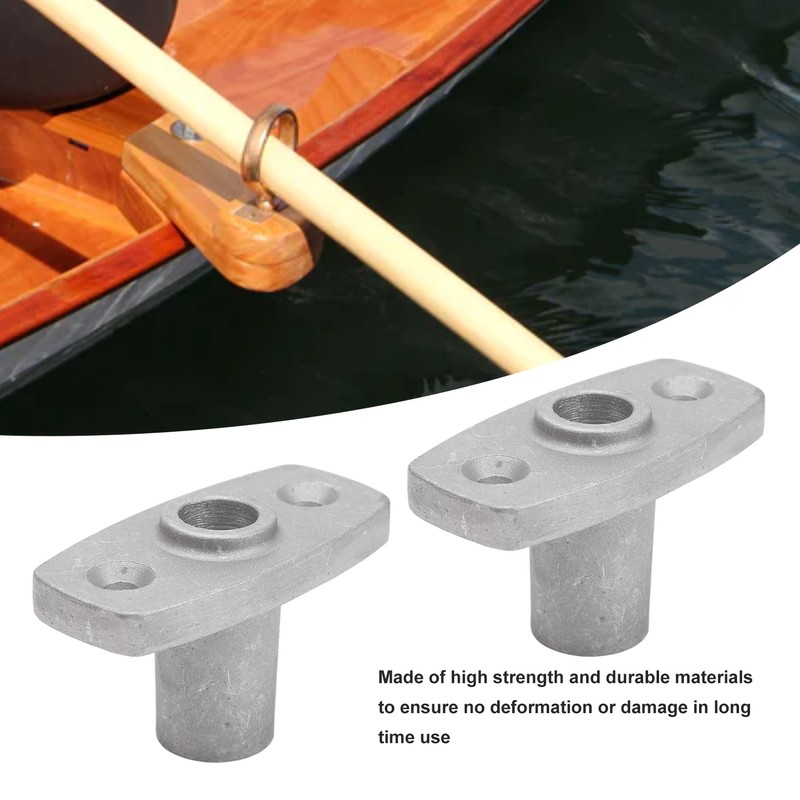 2Pcs Top Mount Rowlock Socket 1/2 Inch Rugged Reliable Oar