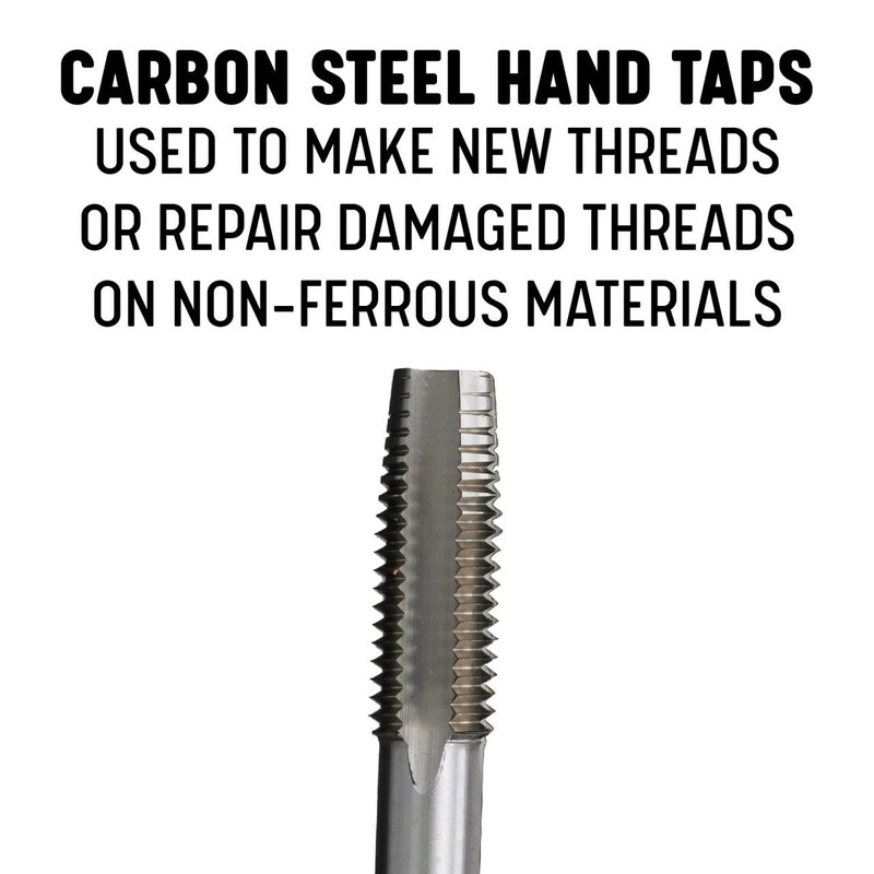 1/2"-13 Carbon Steel Plug Tap (Pack of 1), DWT Series