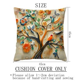 HMS Happy Memorievets Velvet Cushion Cases Square Decorative Throw Pillow Cover 45x45cm(18x18 Inch) Set of 2 for Couch Sofa Bed Living Room Bedroom
