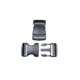 Ahijklmn Ahijklmn Quick Side Release Buckles 1.5" Heavy Duty Plastic Snap Buckle Clasps 1.5 inch Backpack clips Buckle Replacement for Straps (1-1/2 inch - 2 Packs)