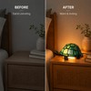 Stained Glass Turtle Table Lamp for Bedside Décor – Blue