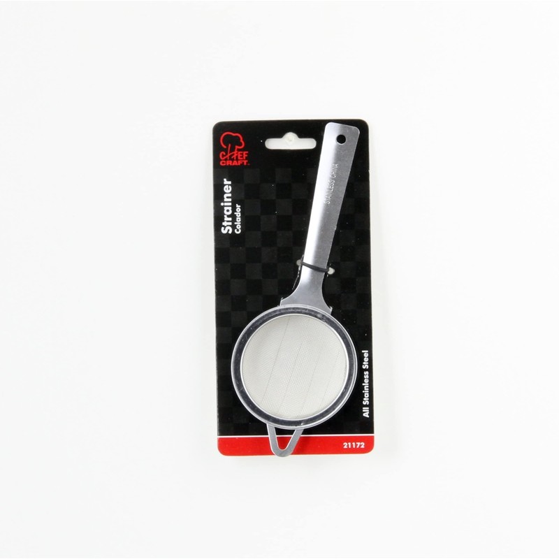 Chef Craft Select Mini Strainer, 6.75 inches tall 2.5 inch