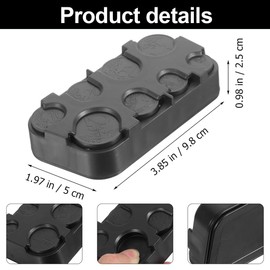 OPVYAEU Pack of 2 Coin Box, Euro Coin Collector with Quick Fixing (Change Box, Coin Box for Change, Coin Storage)