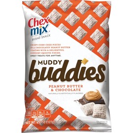Chex Mix Muddy Buddies Peanut Butter & Chocolate 4.5 Oz (7 Pack)