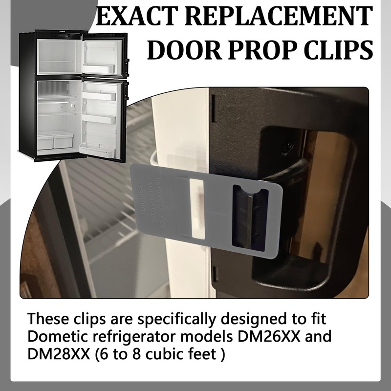 TonGass (2-Pack, Grey RV Refrigerator Airing Device Service Kit Exact