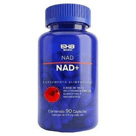 NAD+ Resveratrol Con Nicotinamida Ribosa y Quercetina 5H8 NUTRITION
