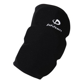 Phiten Volleyball Supporter for Elbows, Includes PAD, Black, M