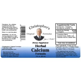 Christopher's Original Formulas Herbal Calcium Extract, Natural Bone Health Support, 2 oz
