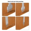 Leather Stitching Punch Set Leather Prong Round Hole Punch Manual