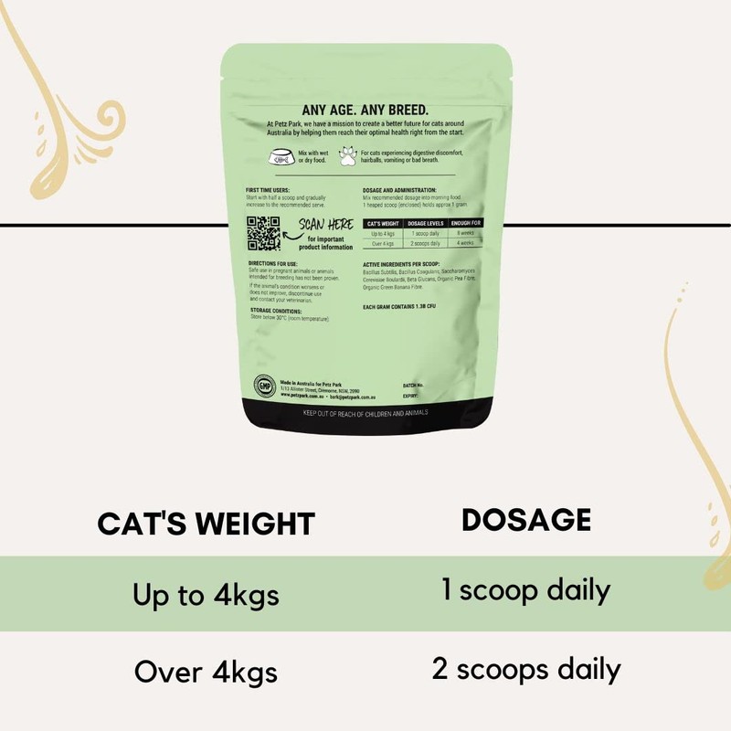 Cat Probiotic Digestive Care Supplement Petz Park