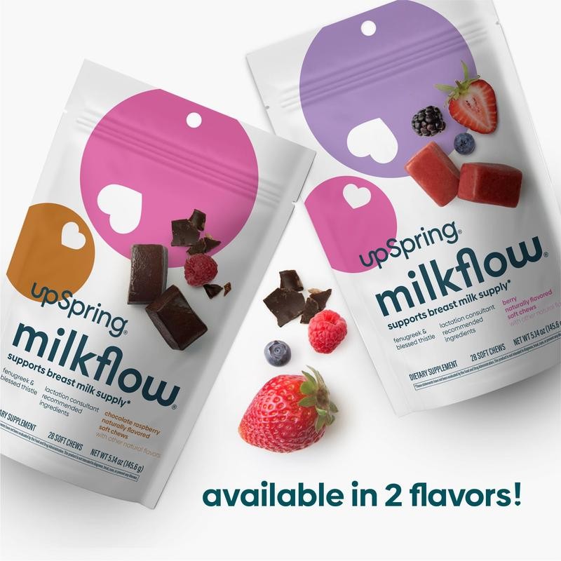 Milkflow® Breastfeeding Soft Chews, Berry Flavor, 28 Ct