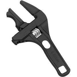 Monkey Wrench, Wide Faucet Wrench, Large Opening, Top Wide Monkey Wrench, Adjustable Range, 0.2 - 2.7 inches (6 - 68 mm), Water Pipe Wrench, Thin, Lightweight, Work, Plumbing, Repair, Large Outlet