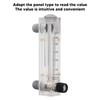 Panel Flowmeter Adjustment Large Measurement Range High Accuracy Transparent Acrylic