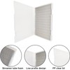 Super Large Capacity Clear Lid Plastic Fishing Box Slim Foam