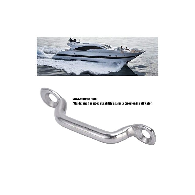 Ausla Stainless Steel Eyelet Bracket, Pack of 10 Eyelets, Deck