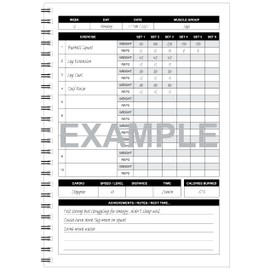 Little Gym Book - A5 Workout Journal - Set Goals, Log Workouts, Track Body Measurements & PR's