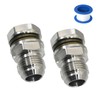 2Pcs 315-04301-010 10AN Turbo Oil Return Drain Plug Adapter