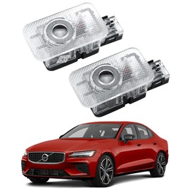 AutoQi Welcome Light for Volvo XC90 XC60 XC40 V90 V60 S90 S60 LED Projector Entry Lighting Logo Laser Door Light Pack of 2