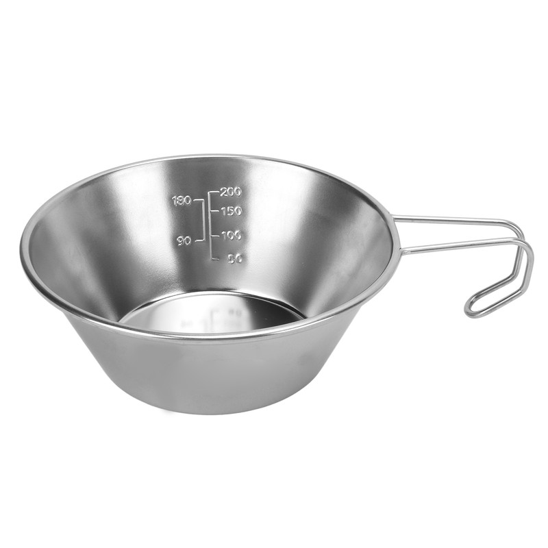 Stainless Steel Camping Sierra Cup Stackable Portable Stainless Steel Sierra
