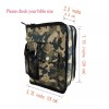 DeliDecor Green Camo Medium Book and Bible Cover for Men