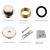 HIDROP Tub Drain Tip Toe Bathtub Drain Conversion Kit Assembly,