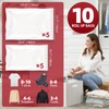 TAILI Roll Up Travel Compression Vacuum Storage Bags 10 Pack-5