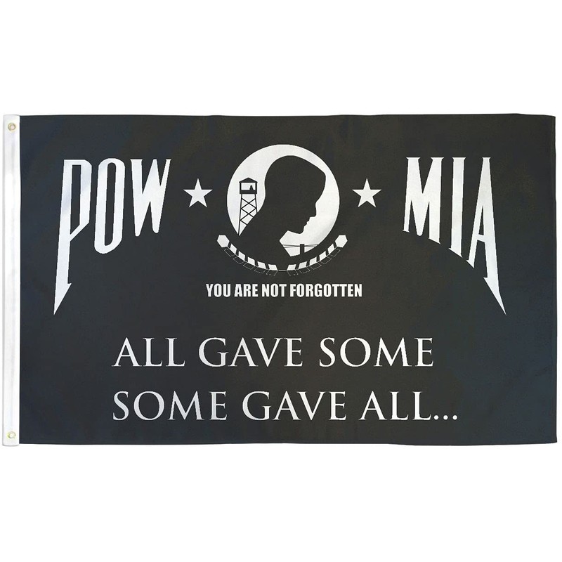 POW MIA Military Flags (Some Gave All 3x5ft Poly)