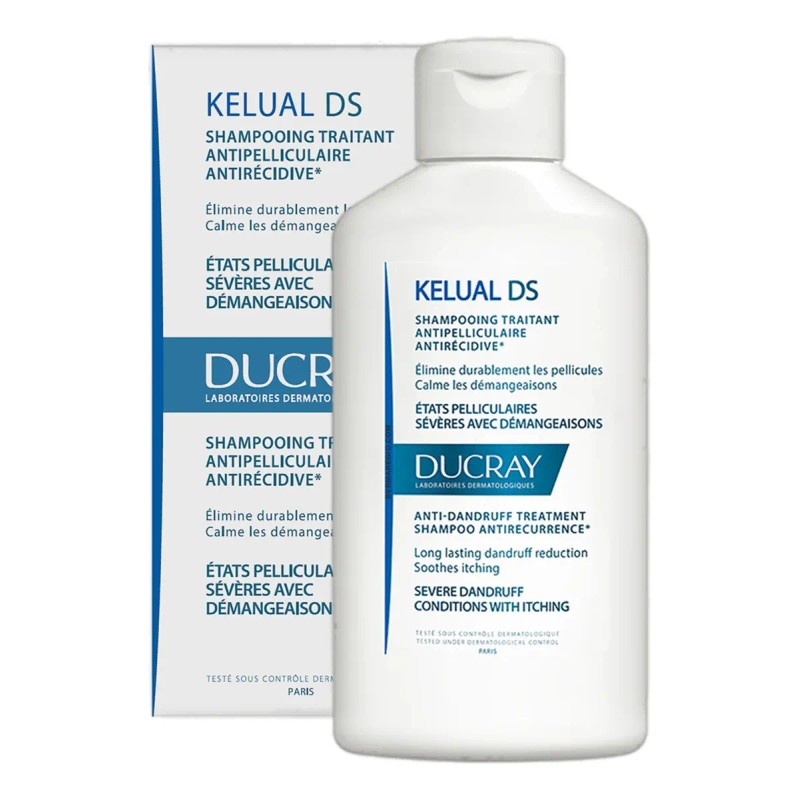 Kelual Ds Shampoo Auxiliar Tratante Anticaspa 100 Ml Ducray