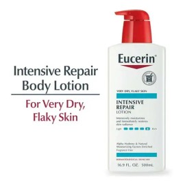 Eucerin Intensive Repair Crema Corporal 500ml | Hidratación Avanzada para Piel Extra Seca | Repara, Suaviza Asperezas, Exfolia Suavemente y Restaura l
