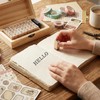 36 PCS Wooden Alphabet and Number Rubber Stamp Set, Typewriter