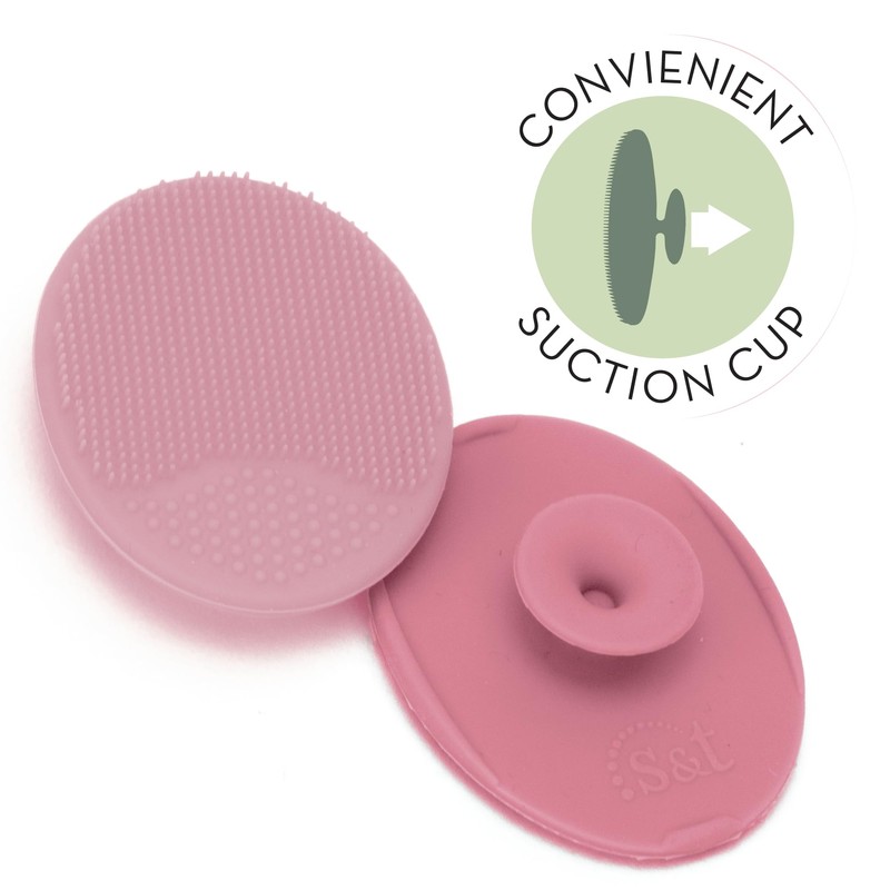 S&T INC. Exfoliating and Massaging Cradle Cap Bath Brushes for