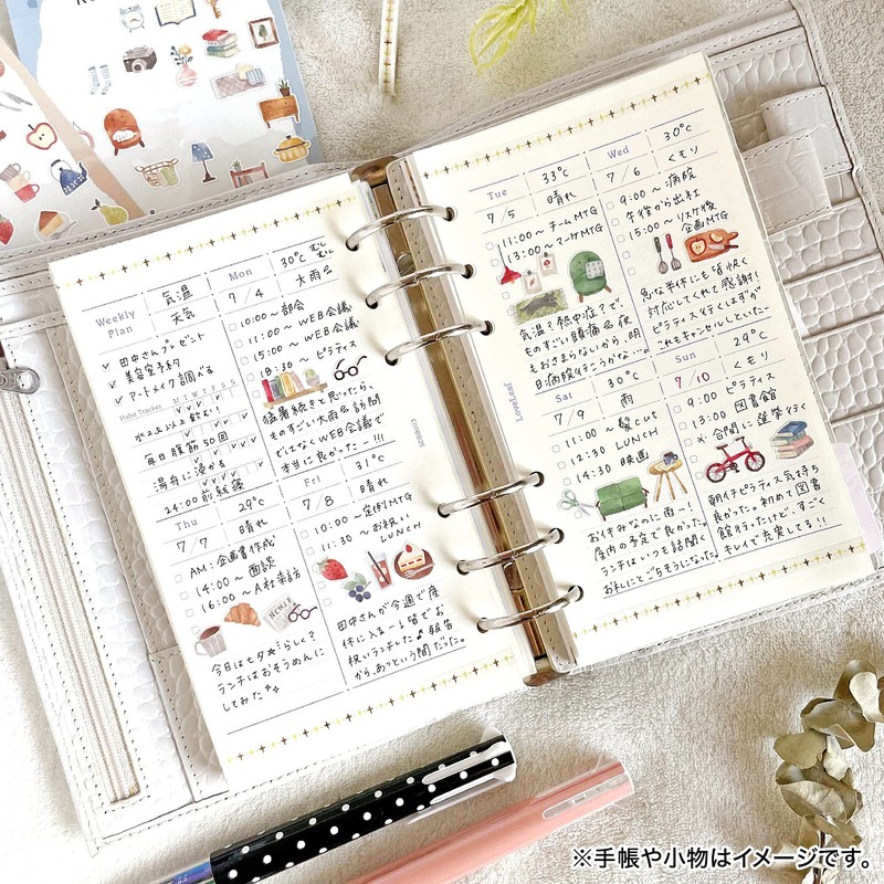 Love Leaf SDBB003 Personal Organizer Refill, Bible, Weekly, Undated, 1