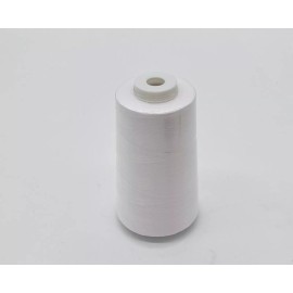 Unbranded One Spool Of High Quality Sewing Machine Thread Cone T27 S/2 6000 Yards White