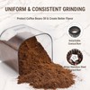 AYCHIRO Coffee Grinder, Electric Conical Burr Grinder with 30 Grind