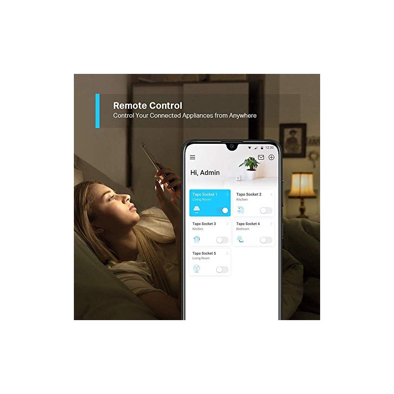 TP-Link Tapo Smart Plug Mini, Smart Home Wifi outlet works