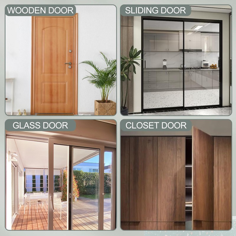 vibedor 2 Pack Automatic Sliding Door Closer, Sliding Screen Auto