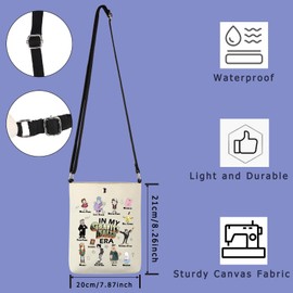 Falls Cartoon Inspired Gift Cartoon Lovers Gift Bill Cipher Gift Adventure Themed Cartoon Gift Crossbody Bag (FALLS ERA crossbody bag)