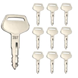 Ignition Keys #787 with Key Chain TR261434 Compatible with Komatsu Excavator Dozer Loader Kalmar Dressta Sakai Models 2019 (787)