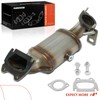 A-Premium Front Left Catalytic Converter with Gasket Kit Direct-Fit Compatible