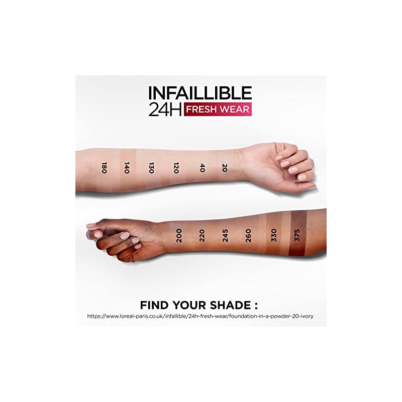 L'Oréal Infallible 24H Fresh Wear Foundation In A Powder -