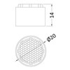 Nuie FR203 ǀ Modern Bathroom Flow Regulator Suitable with Traditional